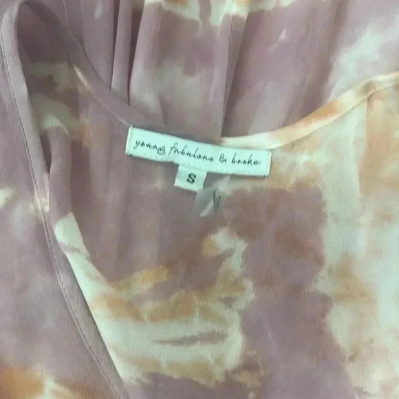 YFB Young Fabulous & Broke Sheena Tie Dye Maxi Dress Small - Picture 7 of 11